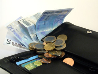 photo de portefeuille et argent