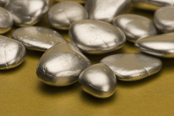 silver pebbles