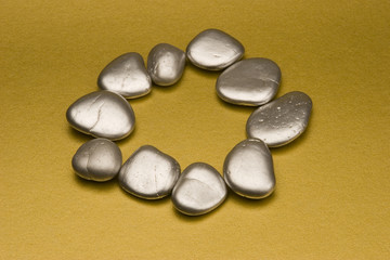 silver pebbles