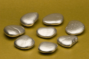 silver pebbles