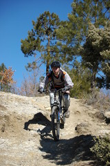homme vtt