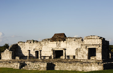 mayan archeologic site of tulum