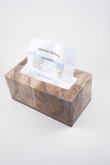 tissue bill box