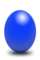 blaues osterei