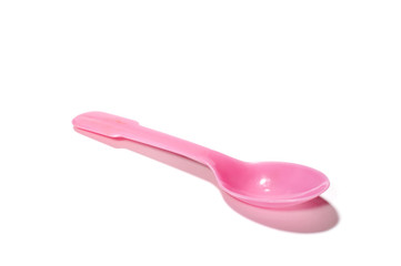 pink spoon
