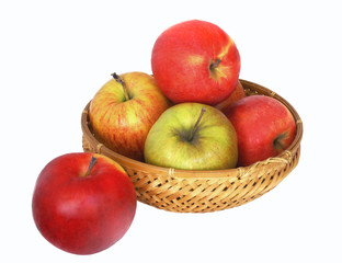 apples in a basket