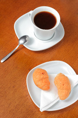 coffee and croissants