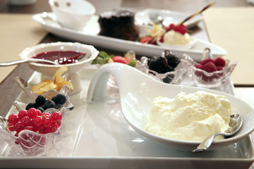 fruit dessert platter