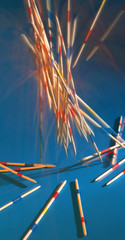 falling mikado sticks