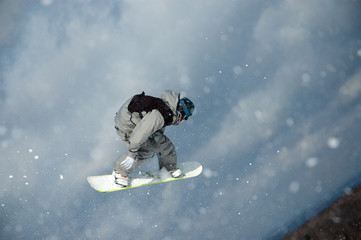snowboarder trick