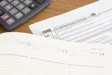 Obraz premium us tax form