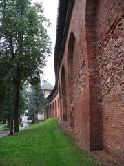 the wall of the fortress