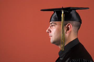 graduation a young man