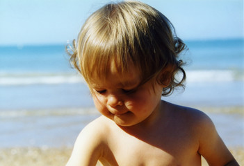 enfant plage