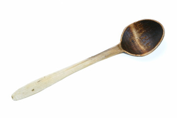aging wooden spoon