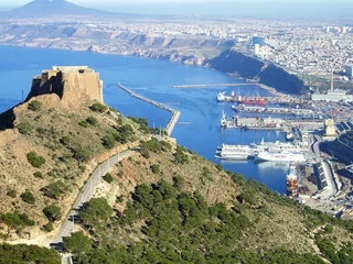Foto op Plexiglas oran - algérie fort  de santa cruz et port © foxytoul
