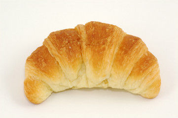 fresh-baked croissant.