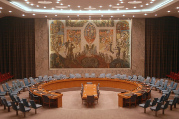 Obraz premium sala główna narodów zjednoczonych w nowym jorku