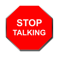 stop talking sign