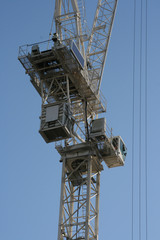 close-up on construction crane