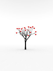 single tree with love 11