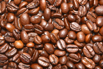 grains of coffee