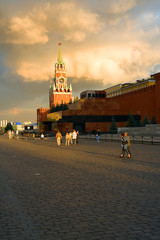 Naklejka na ściany i meble kremlin, red square.
