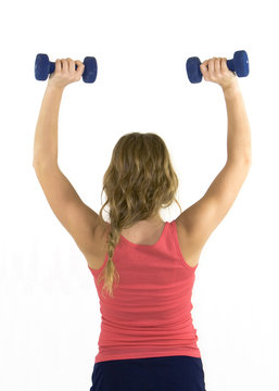 khollie working out with weights a11