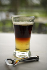black and tan beer