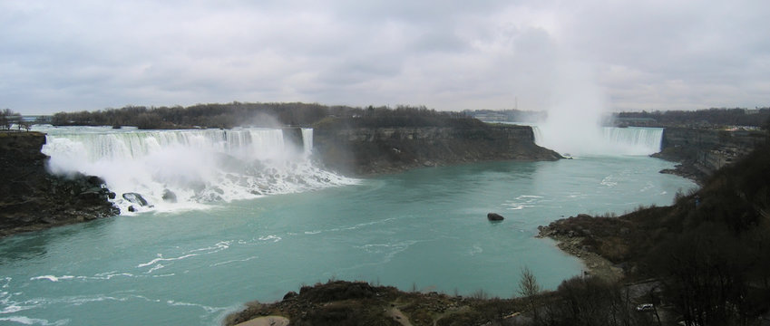 niagara falls - the both falls - panorama