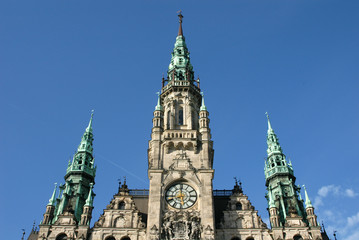 neo-gothic town hall