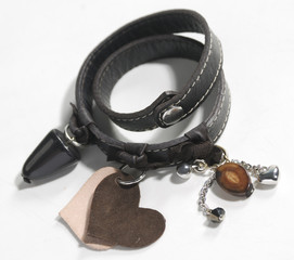 Obraz premium black leather belt