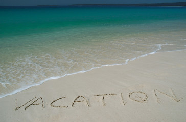 tropical sandy beach