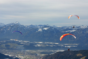 die drei paraglider