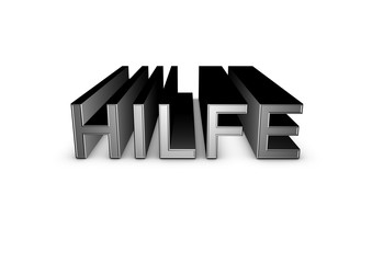 hilfe 3d sign