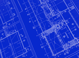 printed blueprint