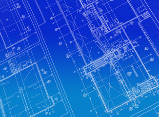 printed blueprint
