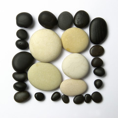 Fototapeta na wymiar pebbles composition