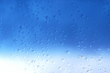 Multicolor droplets background. Slightly blurred