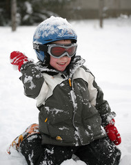 enfant à la neige #3