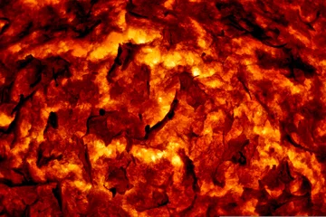 Papier Peint photo autocollant Volcan lave en fusion chaude 3