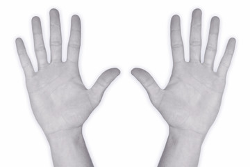 Obraz premium hände nr. 10 in blue