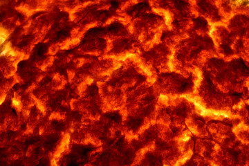 heiße geschmolzene Lava 2