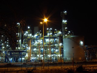 oil refinery