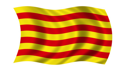 Fototapeta premium katalonien fahne catalonia flag