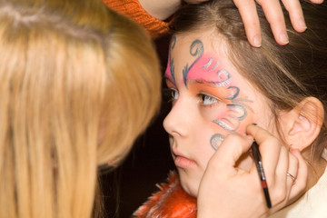 Fototapeta premium cover with drawings 2