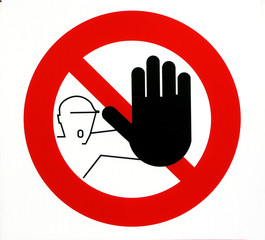 non oltrepassare