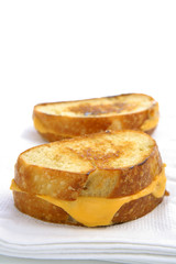 grilled cheese on sour dough bread