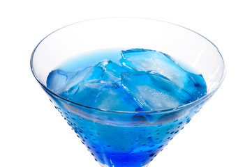 cocktail with blue curacao