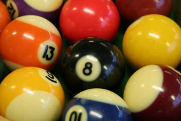 pool balls